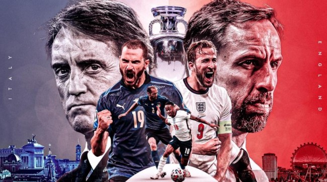 2021欧洲杯总决赛：意大利vs英格兰全场视频录像回放（完整版）